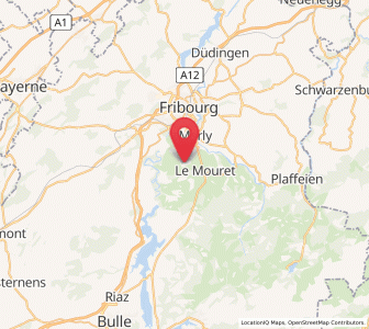 Map of Ependes FR, Fribourg