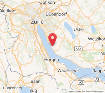 Map of Erlenbach / links des Dorfbachs oberhalb Bahnlinie, Zurich