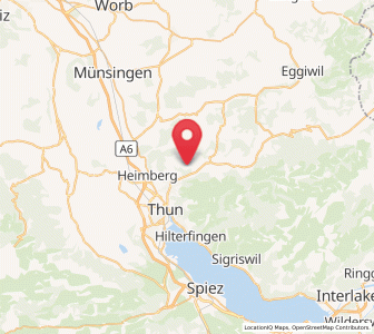 Map of Fahrni, Bern