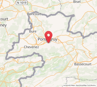Map of Fontenais, Jura