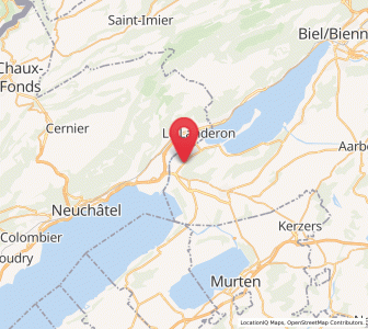 Map of Gals, Bern