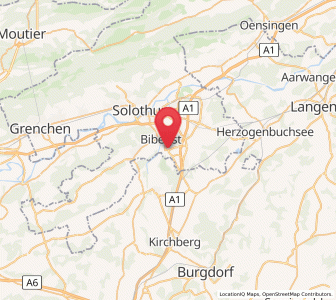 Map of Gerlafingen, Solothurn