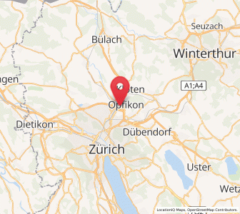 Map of Glattbrugg / Wydacker/Bettacker/Lättenwiesen, Zurich