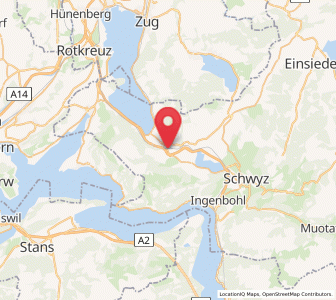 Map of Goldau, Schwyz