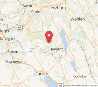 Map of Gontenschwil, Aargau