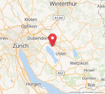 Karte von Greifensee / Müllerwis / Seilerwis, Zürich