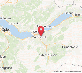 Map of Gsteig, Bern