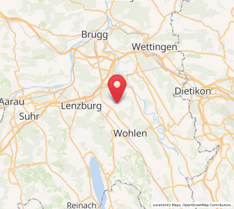 Map of Hägglingen, Aargau