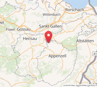 Map of Haslen AI, Appenzell Innerrhoden