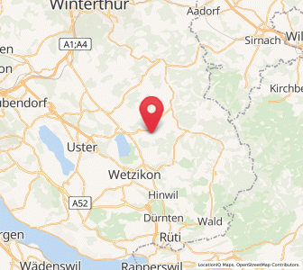 Map of Hittnau (Dorf), Zurich