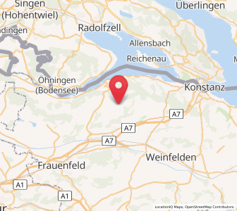 Map of Homburg TG, Thurgau