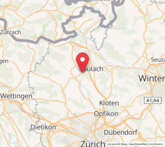Map of Höri, Zurich