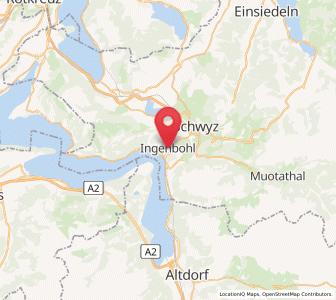Map of Ingenbohl, Schwyz