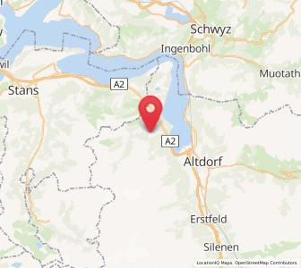 Map of Isenthal, Uri