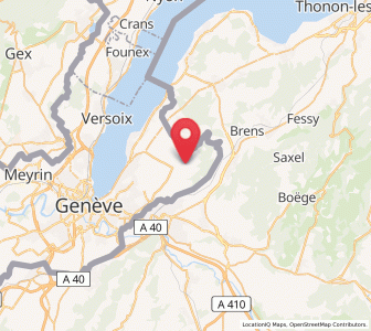 Map of Jussy GE, Geneva