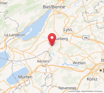 Map of Kallnach, Bern