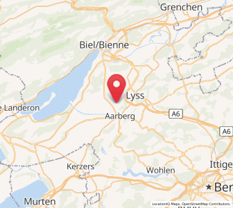 Map of Kappelen BE, Bern
