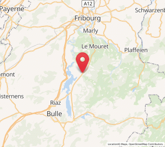 Map of La Roche FR, Fribourg