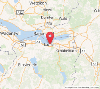 Map of Lachen SZ, Schwyz