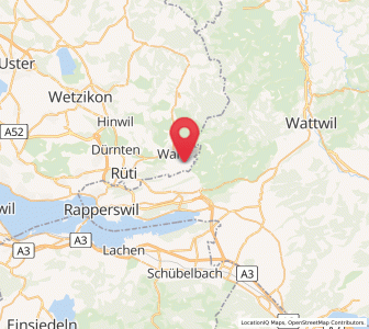 Map of Laupen ZH, Zurich