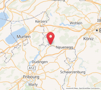 Map of Laupen BE, Bern