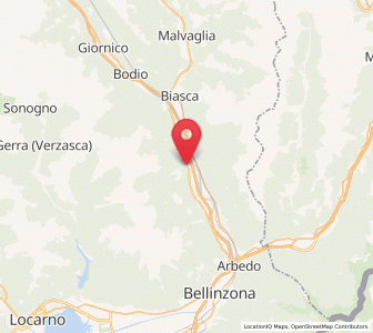 Map of Lodrino TI, Ticino