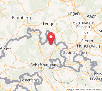 Map of Lohn SH, Schaffhausen