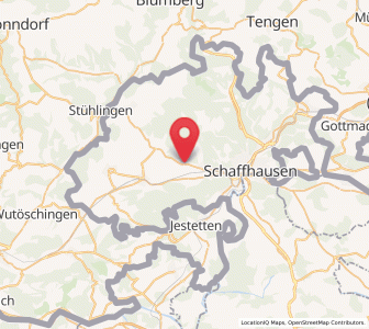 Map of Löhningen, Schaffhausen