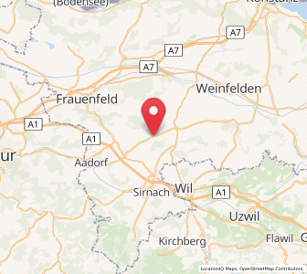 Map of Lommis, Thurgau