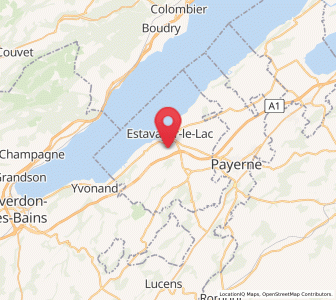Map of Lully FR, Fribourg
