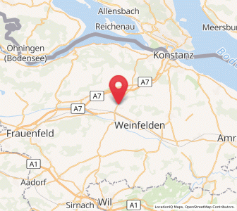 Map of Märstetten, Thurgau