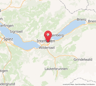Map of Matten bei Interlaken, Bern