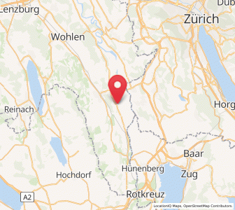 Map of Merenschwand, Aargau
