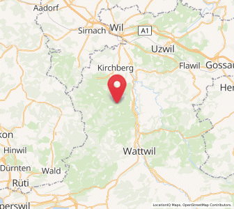 Map of Mosnang, Saint Gallen