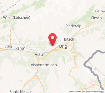 Map of Mund VS, Valais