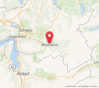 Map of Muotathal, Schwyz