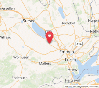 Map of Neuenkirch, Lucerne