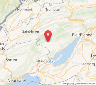 Map of Nods BE, Bern