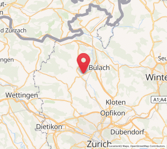 Map of Ober-Höri, Zurich
