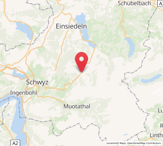 Map of Oberiberg, Schwyz