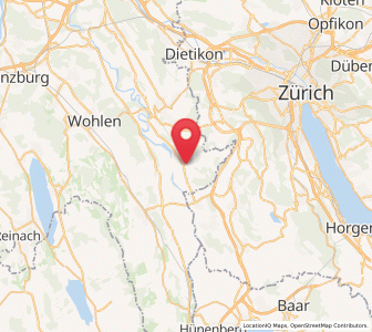 Map of Oberlunkhofen, Aargau