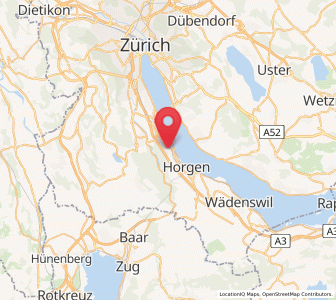 Map of Oberrieden / Berg, Zurich
