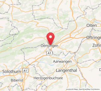 Map of Oensingen, Solothurn