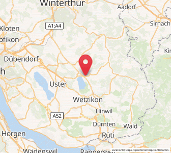 Map of Pfäffikon ZH, Zurich