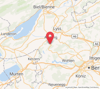 Map of Radelfingen, Bern