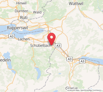 Map of Reichenburg, Schwyz