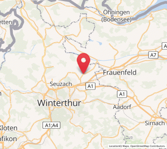 Map of Rickenbach ZH, Zurich