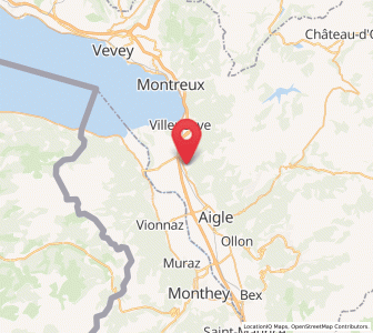 Map of Roche VD, Vaud