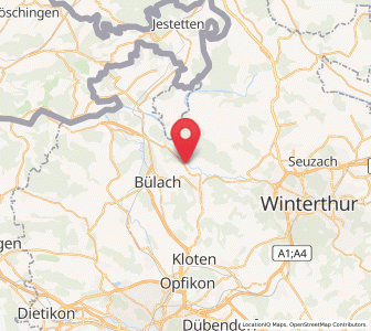 Map of Rorbas-Freienstein, Zurich