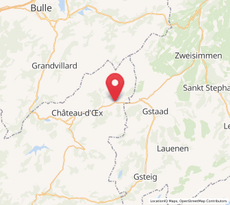 Map of Rougemont VD, Vaud